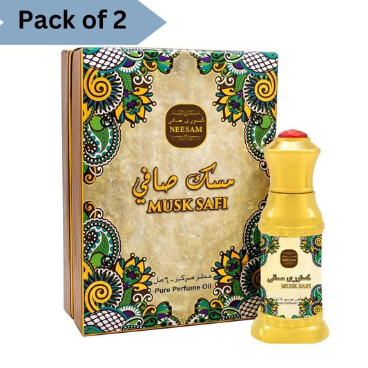 Musk Safi Purfum  A Symphony of Rich Aromas 50ML	(Pack of 2)